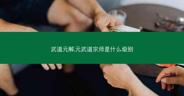 武道元解,元武道宗师是什么级别