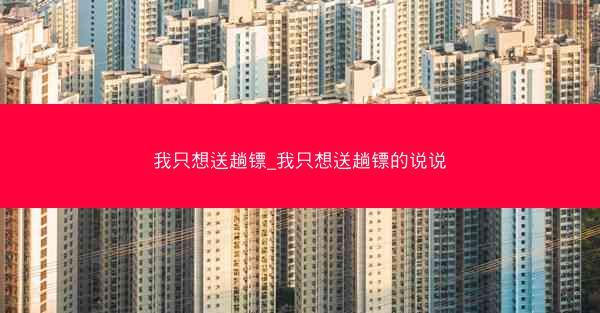 我只想送趟镖_我只想送趟镖的说说