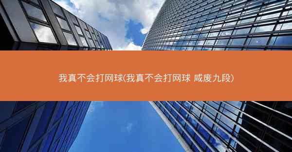 我真不会打网球(我真不会打网球 咸废九段)