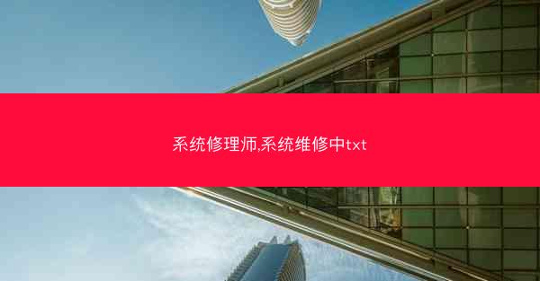 系统修理师,系统维修中txt