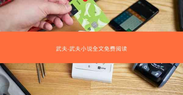 武夫-武夫小说全文免费阅读