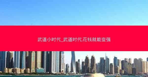 武道小时代_武道时代,花钱就能变强