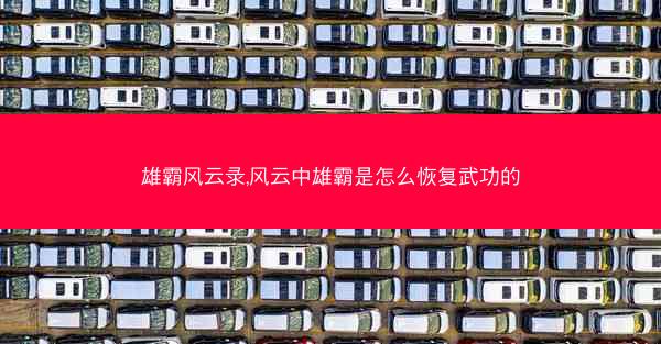 雄霸风云录,风云中雄霸是怎么恢复武功的