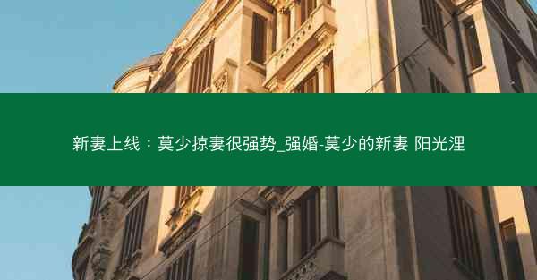 新妻上线：莫少掠妻很强势_强婚-莫少的新妻 阳光浬
