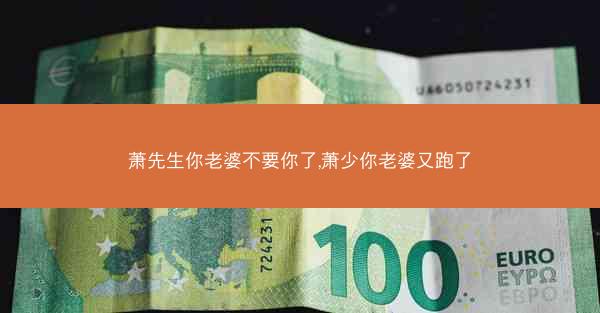 萧先生你老婆不要你了,萧少你老婆又跑了
