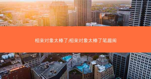 相亲对象太棒了;相亲对象太棒了笔趣阁