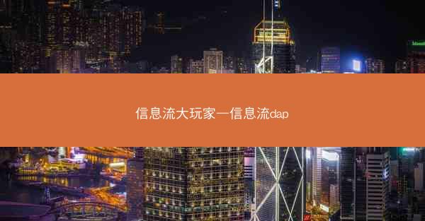信息流大玩家—信息流dap