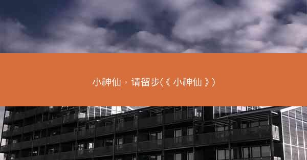 小神仙，请留步(《小神仙》)