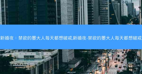 新婚夜：禁欲的墨大人每天都想破戒,新婚夜-禁欲的墨大人每天都想破戒