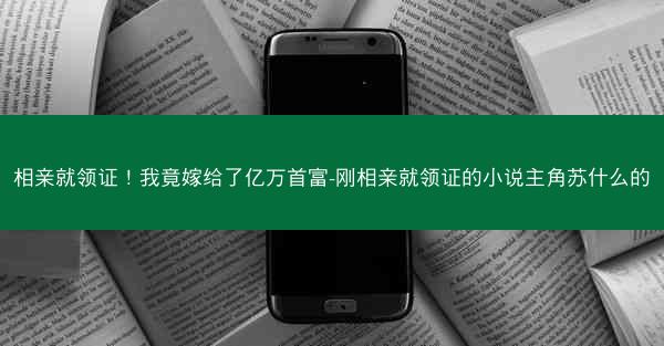 相亲就领证！我竟嫁给了亿万首富-刚相亲就领证的小说主角苏什么的