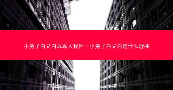 小兔子白又白乖乖入我怀、小兔子白又白是什么歌曲