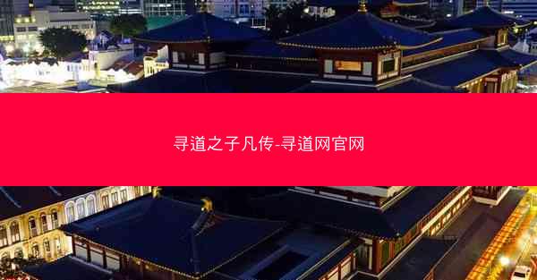 寻道之子凡传-寻道网官网