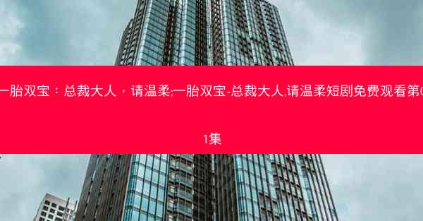 一胎双宝：总裁大人，请温柔;一胎双宝-总裁大人,请温柔短剧免费观看第01集