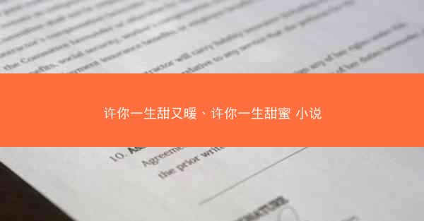 许你一生甜又暖、许你一生甜蜜 小说