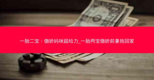 一胎二宝：傲娇妈咪超给力_一胎两宝傲娇前妻抱回家