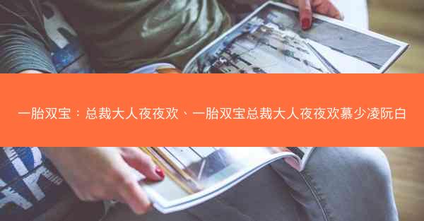 一胎双宝：总裁大人夜夜欢、一胎双宝总裁大人夜夜欢慕少凌阮白