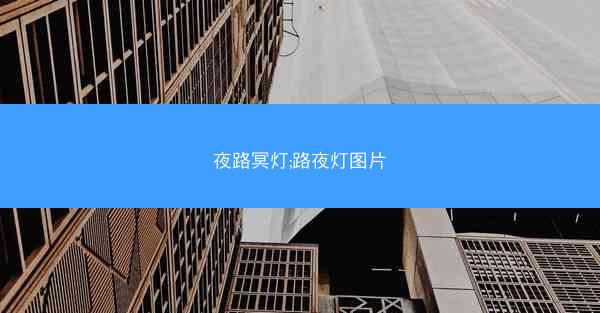 夜路冥灯;路夜灯图片