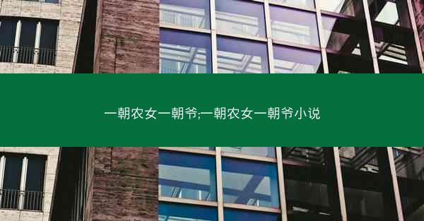 一朝农女一朝爷;一朝农女一朝爷小说
