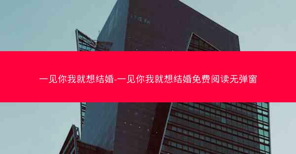 一见你我就想结婚-一见你我就想结婚免费阅读无弹窗