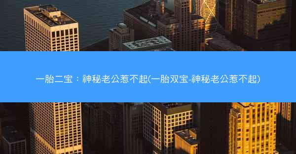 一胎二宝：神秘老公惹不起(一胎双宝-神秘老公惹不起)
