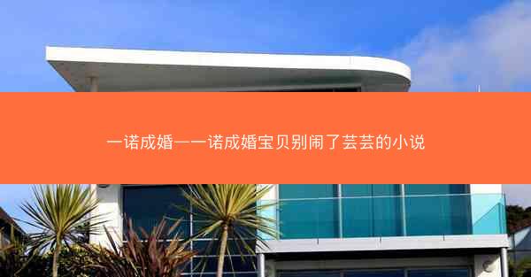 一诺成婚—一诺成婚宝贝别闹了芸芸的小说