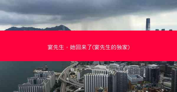 宴先生，她回来了(宴先生的独家)