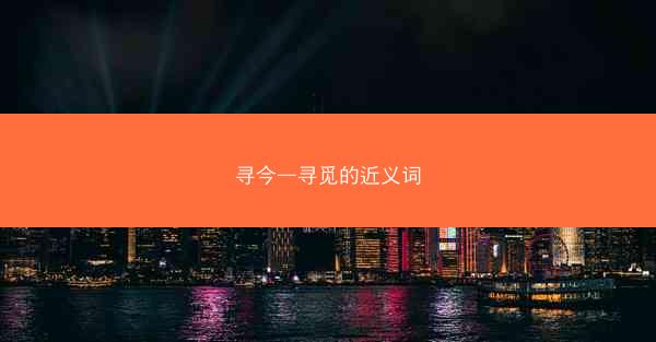 寻今—寻觅的近义词