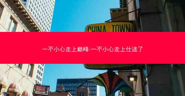 一不小心走上巅峰-一不小心走上仕途了