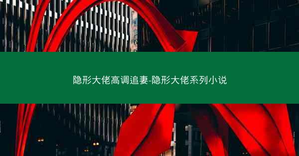 隐形大佬高调追妻-隐形大佬系列小说